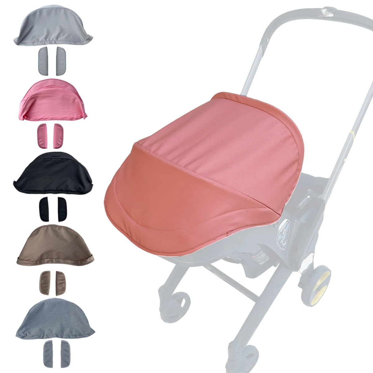 Фото Сменный тент для коляски Mom Tan, совместимый с автокреслами и колясками Doona+ и Doona i - прочная дышащая ткань №1