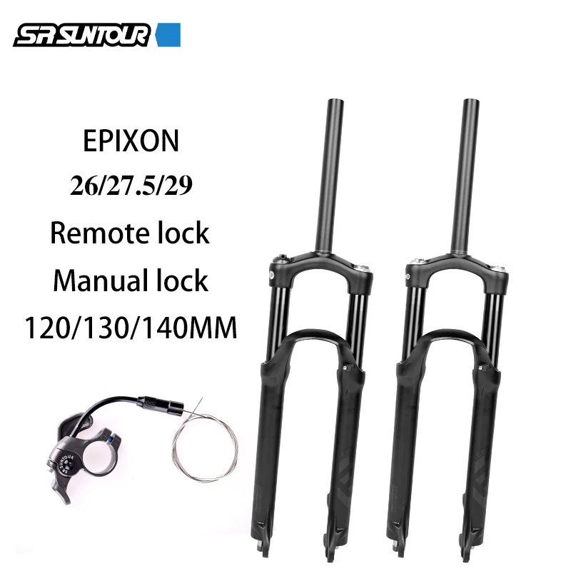 

SR SUNTOUR EPIXON Bicycle Fork 26 / 27.5 / 29er Stroke 120/130/140mm Air Damping Suspension Mountain Bike Fork