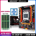 Комплект материнской платы Machinist X79 LGA 2011 с процессором XEON E5 2620 V2 16 Гб (4 шт. * 4 Гб) DDR3 ОЗУ память комбинированный комплект