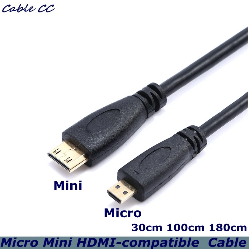 Кабель Micro HDMI, 1080p, 0,3 м, 1,8 м