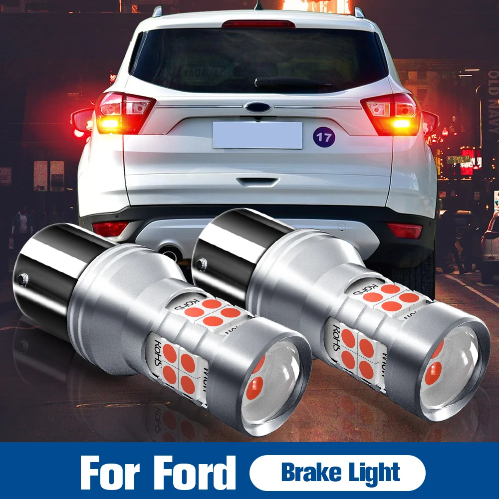 2pcs LED Brake Light Blub Lamp P21/5W 1157 BAY15D Canbus For Ford B-Max Fiesta 5 6 7 Focus 1 3 Fusion Galaxy Ka Kuga 2 Mondeo 4