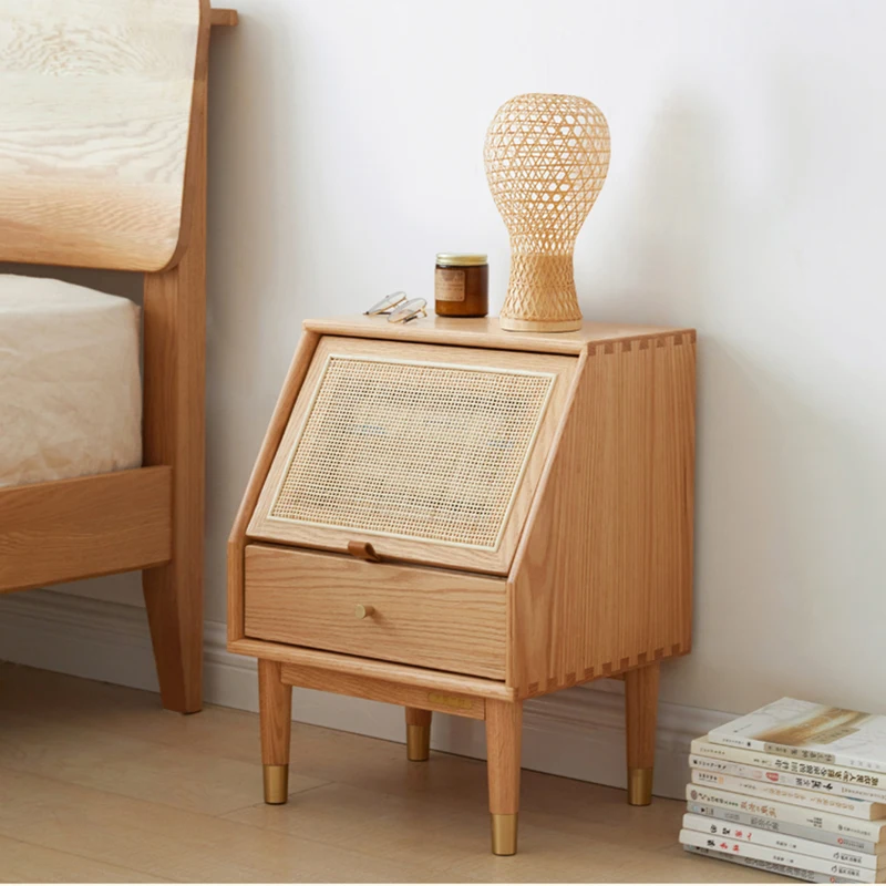 

Low Small Bedside Table Nightstand Modern Bedroom Wooden Bedside Table Nightstand Nordic Mesita De Noche Usm Furniture WK50NT