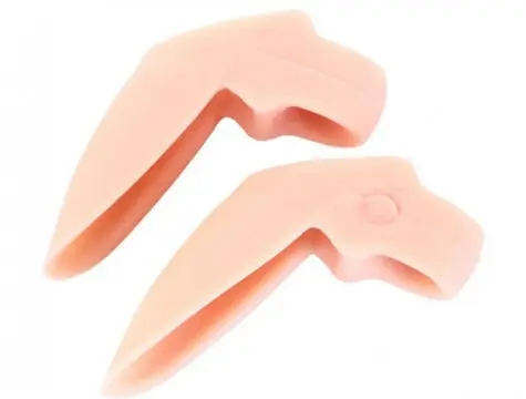 Защитный чехол для ног 2 пальца один ролик цвет кожи |