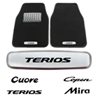 Автомобильный Ковер, эмблемы для Daihatsu XENIA TERIOS MOVE LUXIO FEROZA сердцевидный Copen GR баланла ALTIS, автомобильные коврики, металлические наклейки с эмблемой