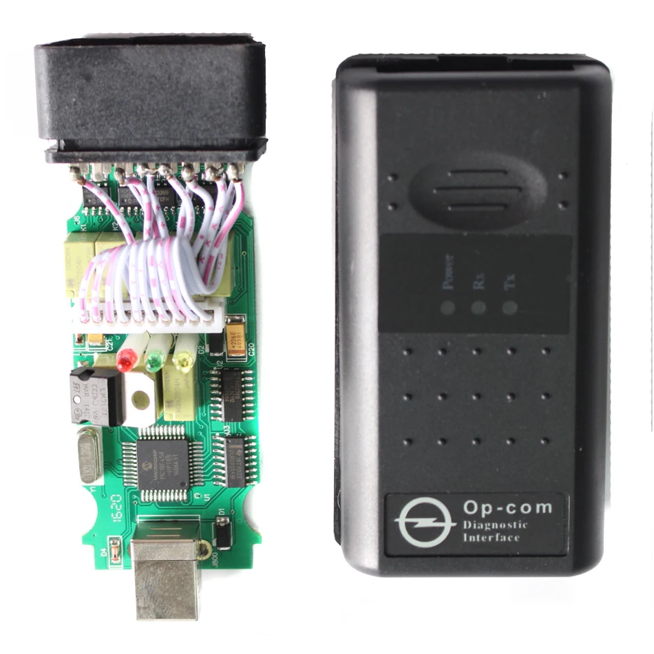 Инструмент для диагностики сканера OP COM V1.59 V1.99 FW OP-COM с чипсетом PIC18F458 обновлением