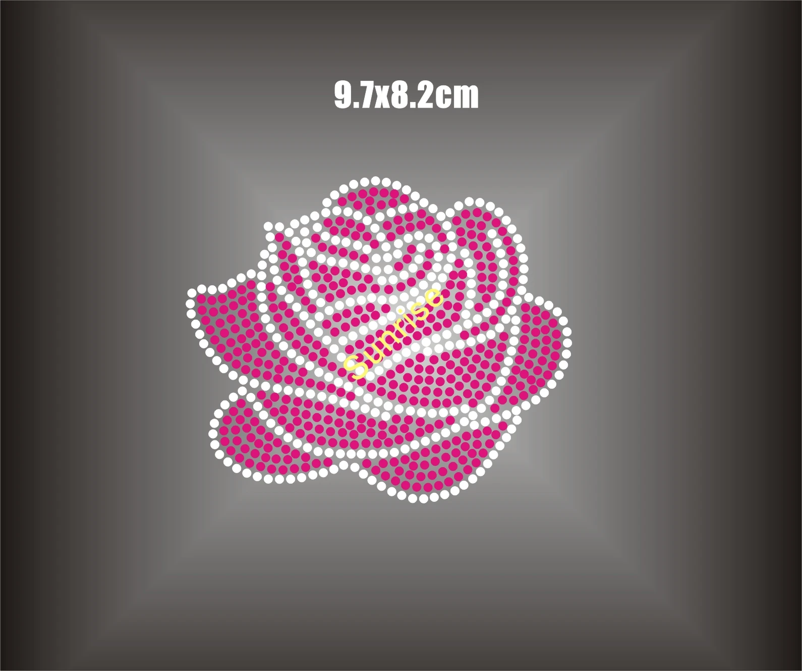 

4 шт./лот переводной мотив с маленькой розой горячей фиксации стразами