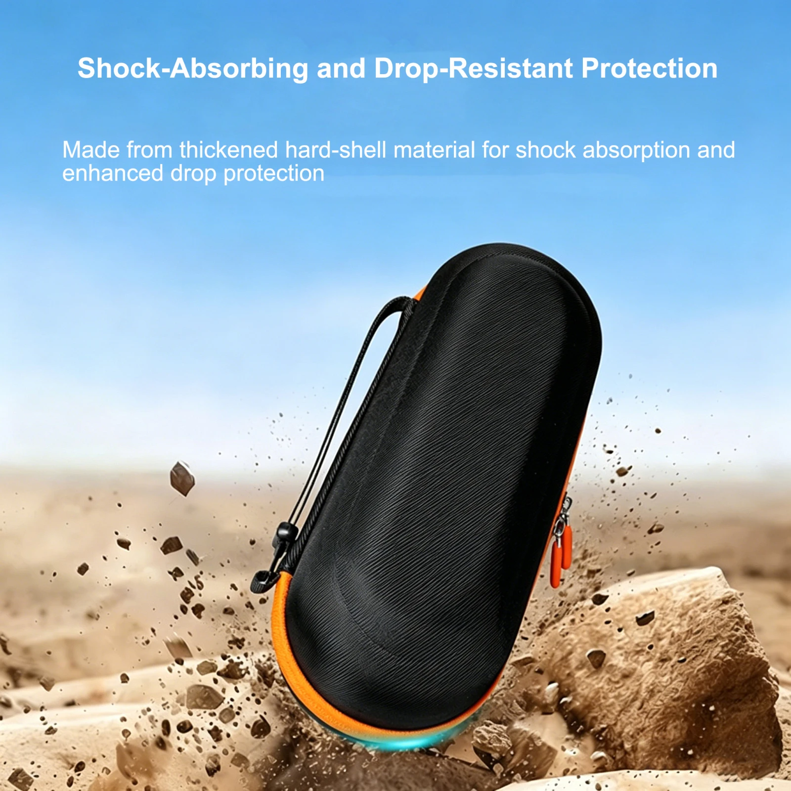 Фото Чехол для двух микрофонов JBL PartyBox Encore 2, жесткий портативный дорожный кейс с ручкой, ударопрочный, влагозащищенный, черный №3