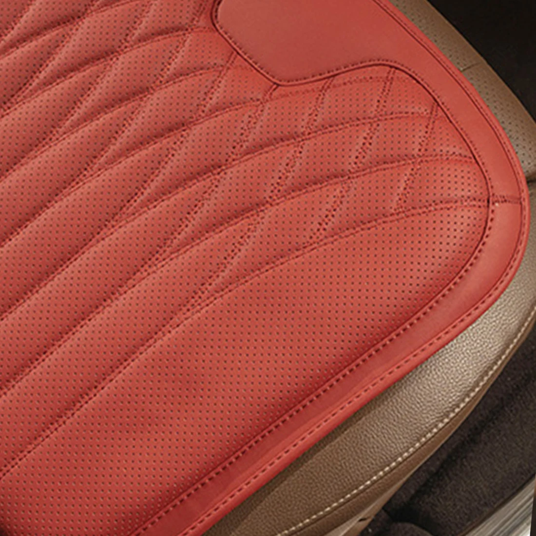 Фото Для Honda с логотипом, подушка для сиденья премиум-класса, кожаная удобная подушка для сиденья, универсальное автокресло, аксессуары для офисного стула №4