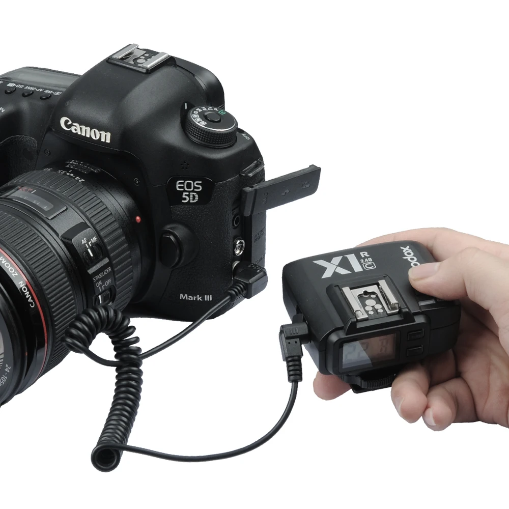 Беспроводной триггер вспышки Godox X1R-C X1R-S TTL 2 4G для цифровых зеркальных камер Canon Nikon