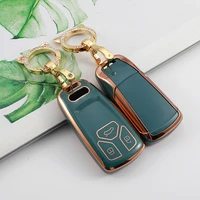 soft tpu car remote key case cover shell for audi a4 b9 a5 a6 8s 8w q5 q7 4m s4 s5 s7 tt tts tfsi rs protector fob keyless
