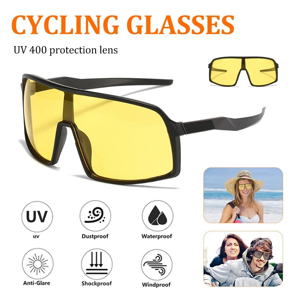 

Men Polarized Cycling Sunglasses UV400 Protection Windproof Sunglasses Riding Goggles Men Women Outdoor Sports Fishing Eyewear