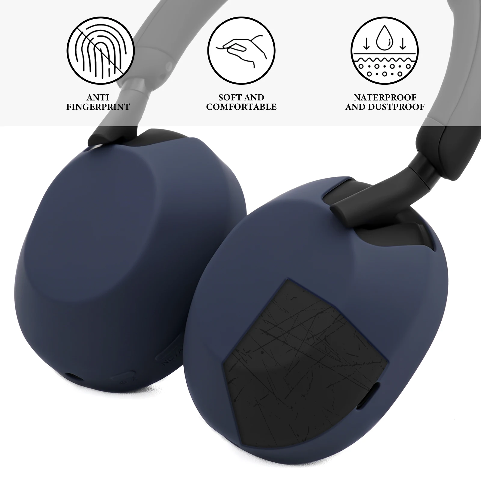 Силиконовый чехол для наушников Geekria совместимый с беспроводными наушниками Sony