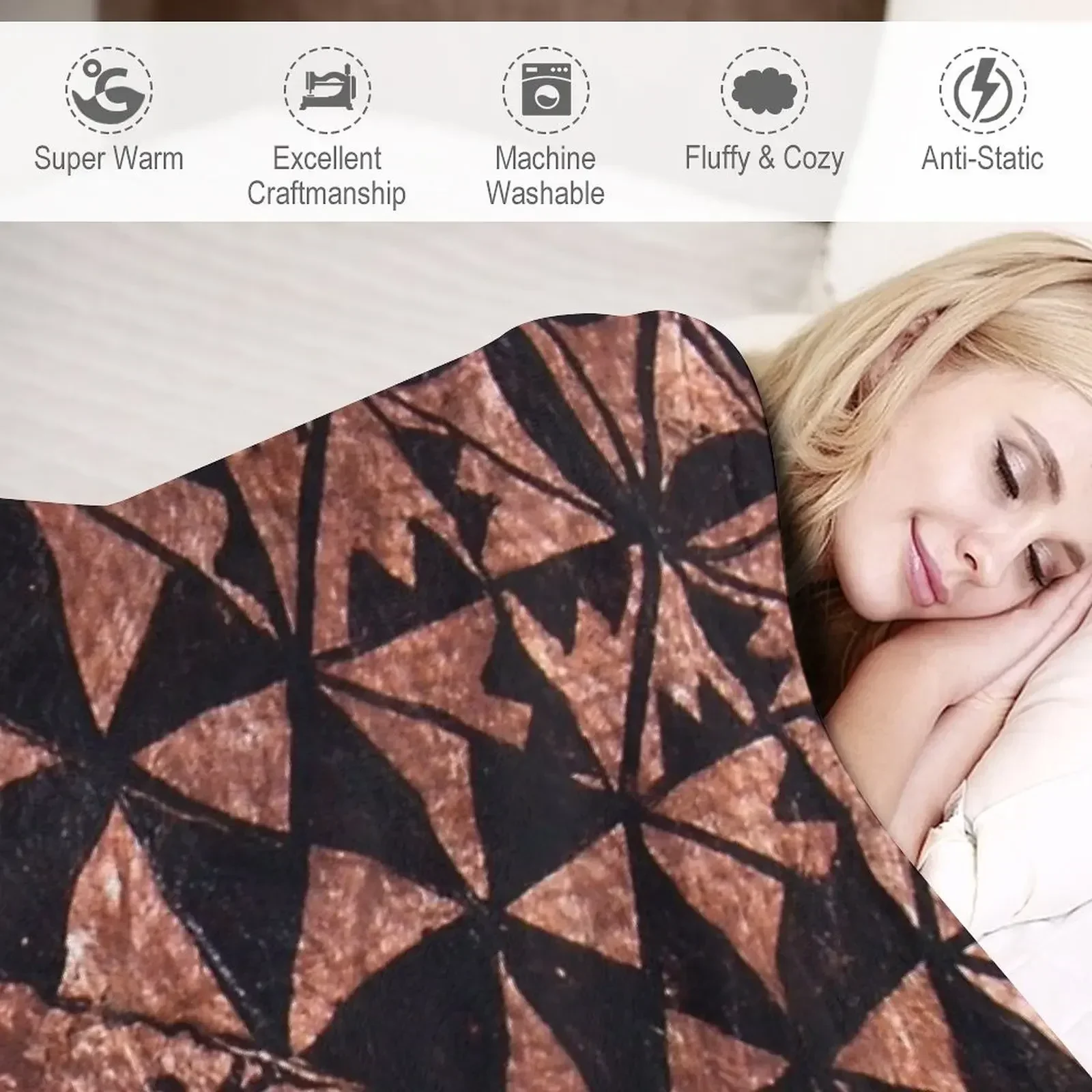 Тонган Тупа Дизайн Плед Декоративные Кровати Диван Одеяла Для Диванов