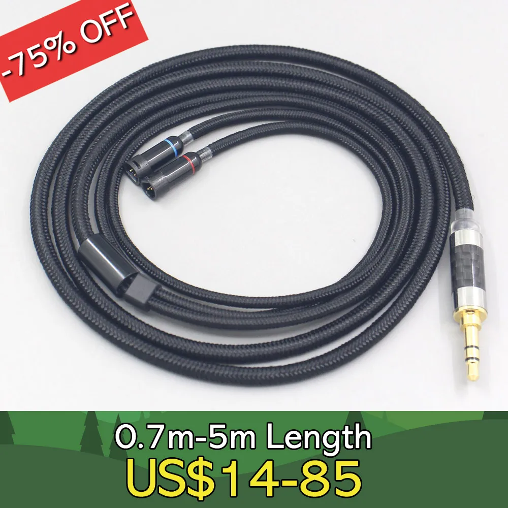 2,5 мм XLR 4,4 мм сверхмягкий нейлоновый кабель OFC для наушников Sennheiser IE8 IE8i IE80 IE80s металлический штифт LN007552