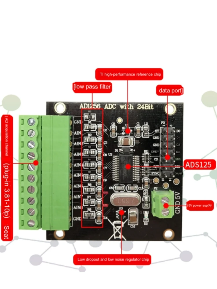 Модуль ADS1256 24-битный АЦП