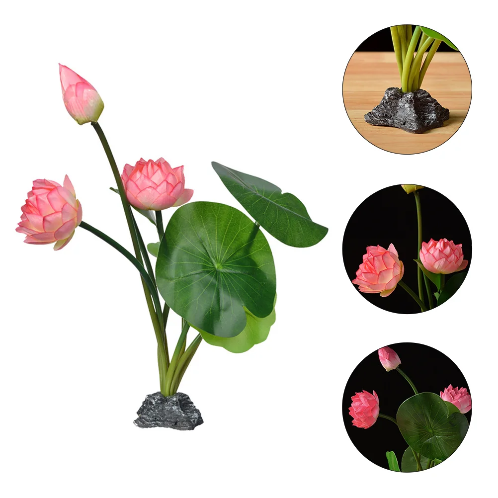 

Sushi Flower Plate Decoration Decor Dish Lotus Japanese Artificial Restaurant Sashimi Ornament Serving Plantsimulation Ornaments