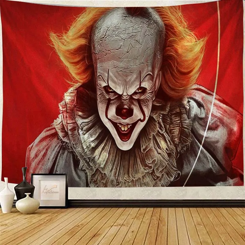 Horror Moive Tapestry Halloween Home Decoration Gift Prank Wall Art for Bedroom Living Room Dropshipping gothic