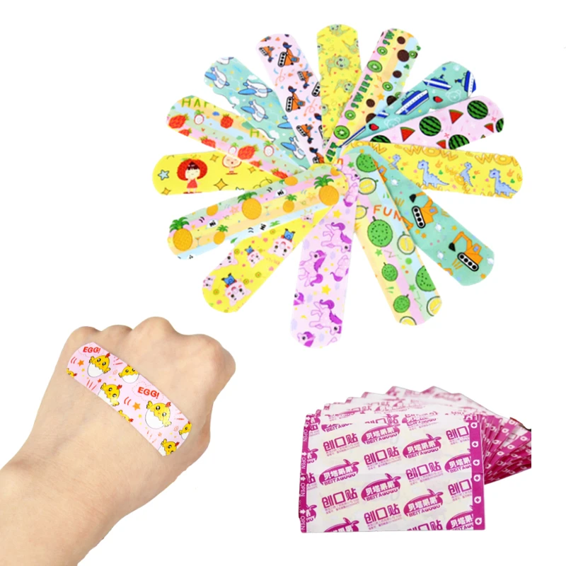 120 шт./коробка водостойкие дышащие Пластыри для остановки кровотечения |