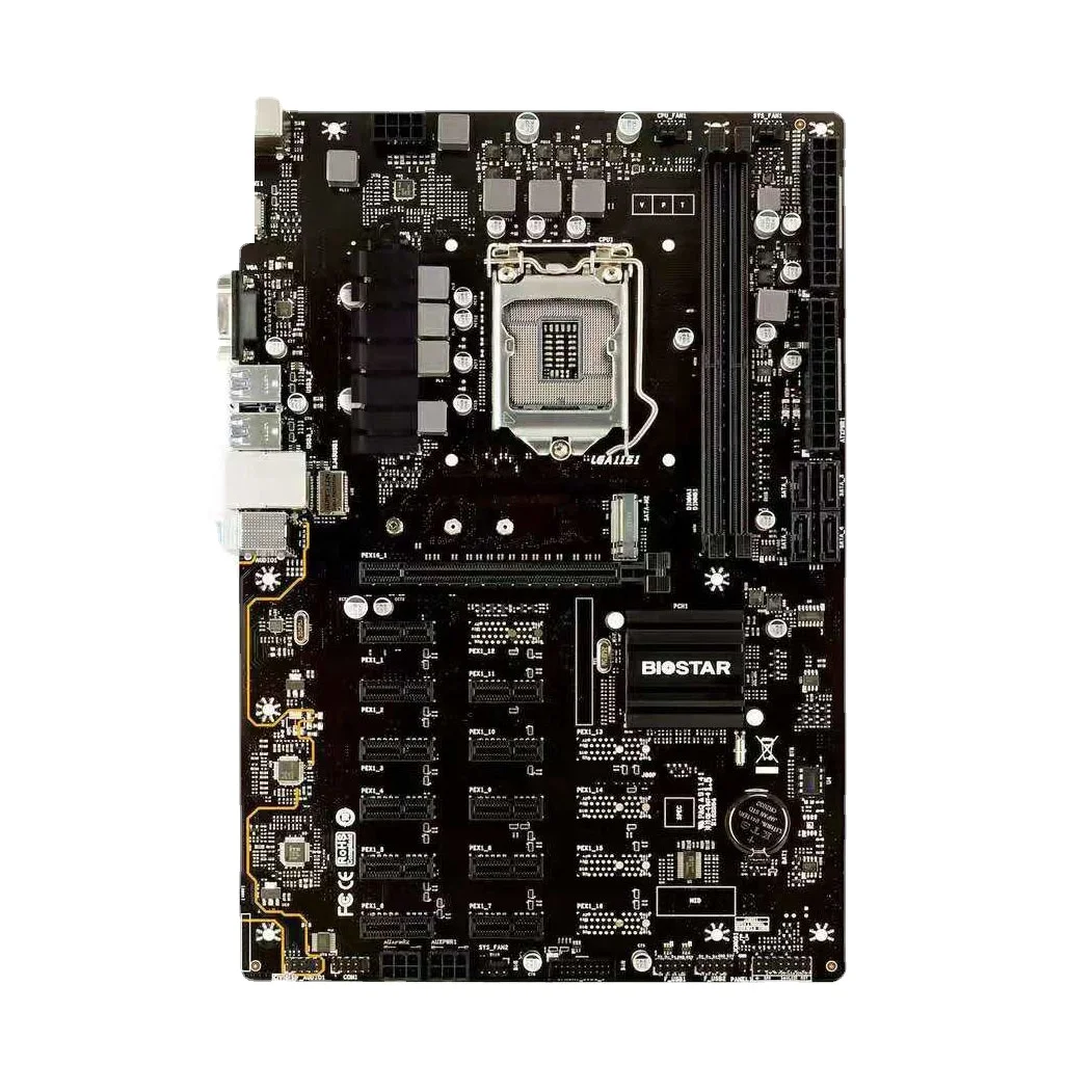 

TB360 BTC-Pro 12X GPU Слоты материнская плата GPU Майнер ETH материнская плата