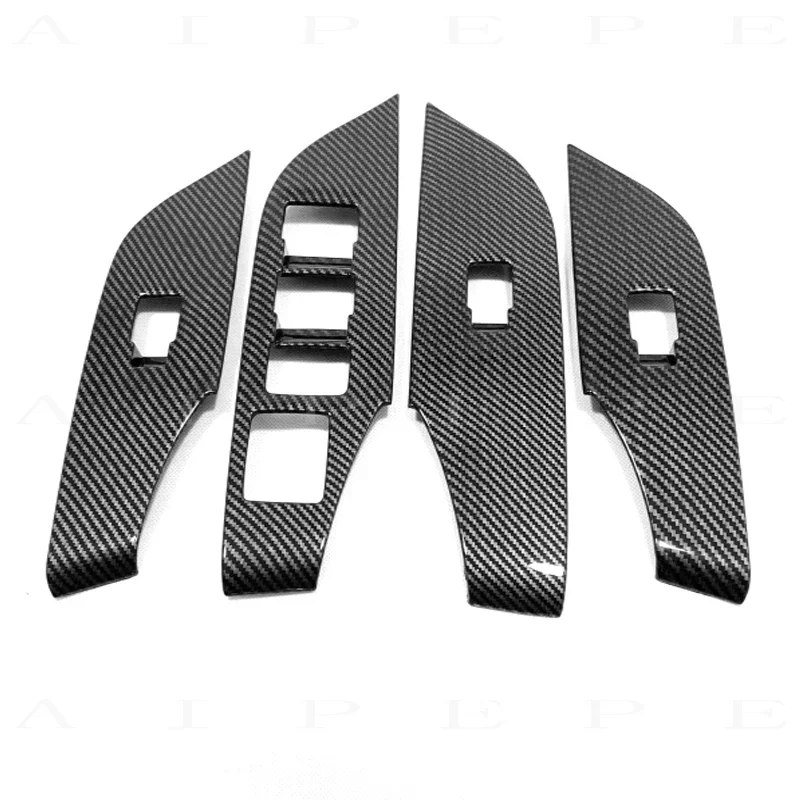 

RHD для Toyota Rav4 Rav 4 2019-2024 аксессуары для интерьера из АБС-пластика, оконное стекло автомобиля, панель переключателя подъема, подлокотник, декоративная накладка