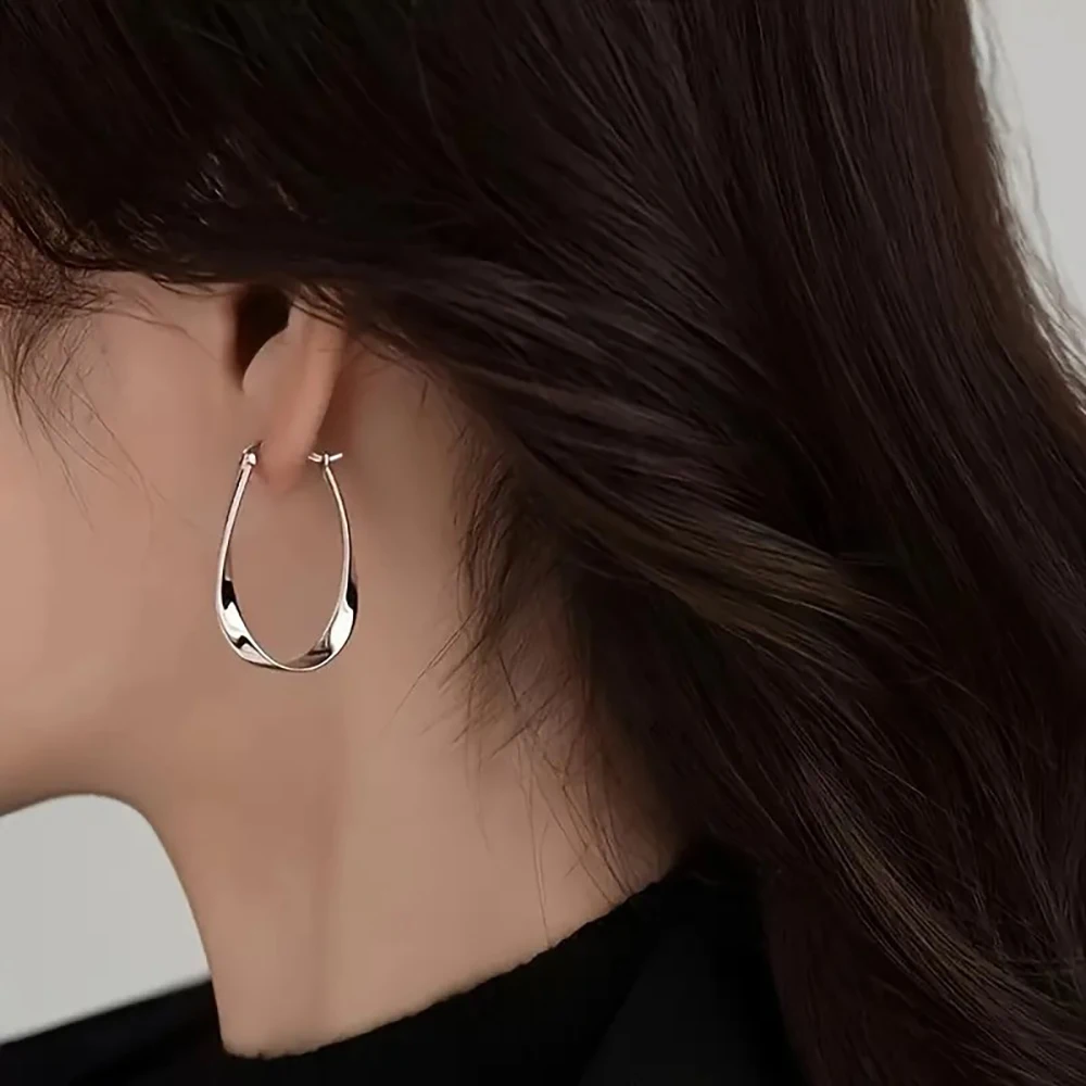 Серьги из нержавеющей стали Европейская и американская мода индивидуальное