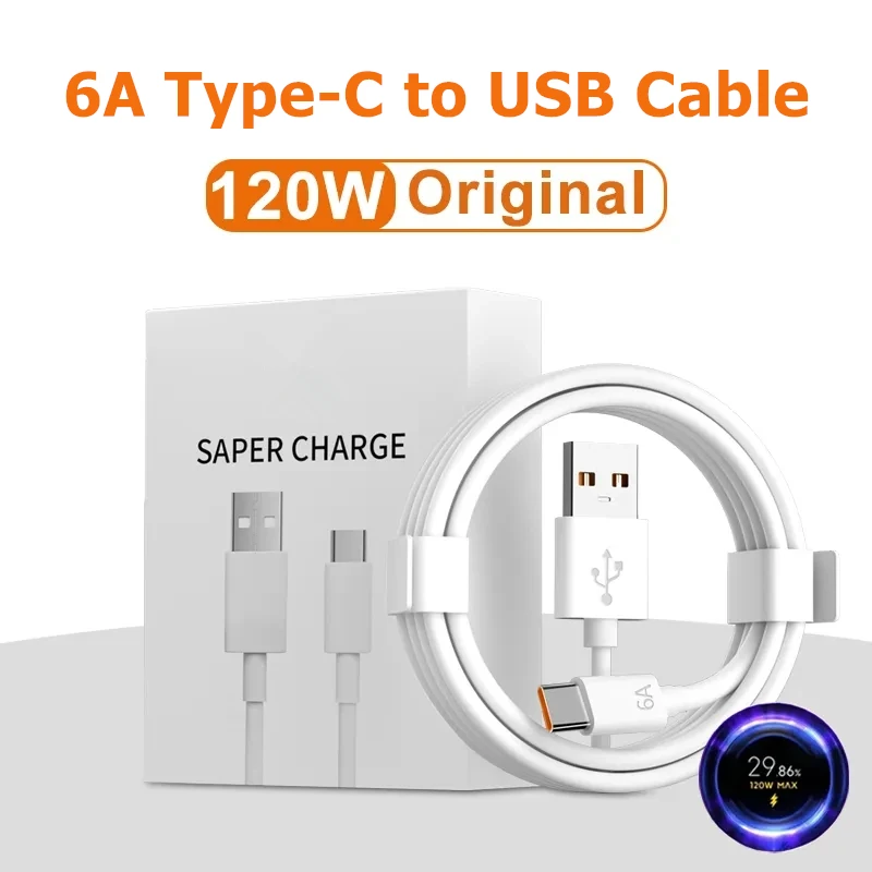 Оригинальный Кабель Для Быстрой Зарядки Usb-c На Тип C 6 А