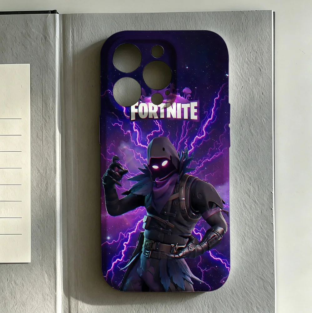 Фото Глянцевый жесткий чехол из поликарбоната Game Hot F-Fortnites для iPhone 17e 17 16e 16 15 14 13 12 11 Air Pro Max XS XR XSMax 6 7 8 Plus №4