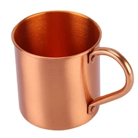 100 copper mule cup straight body cup handle cocktail cup pure copper mug