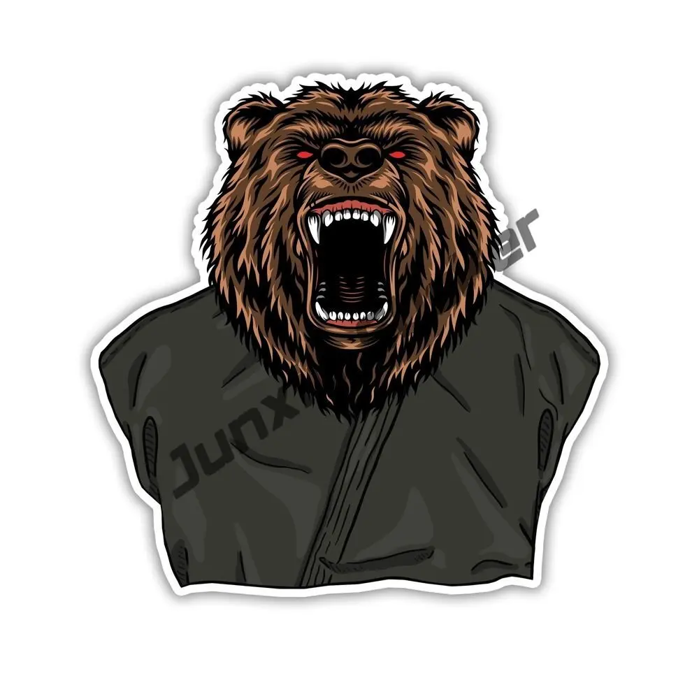 Gorilla Jiu-Jitsu Cool Monkey MMA автомобильный бампер виниловая наклейка BRAZILIAN JIU JITSU BJJ Grappling