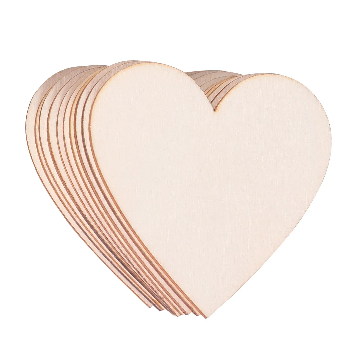 

Heart Wood Slices Wooden Shaped Blank Chips Natural Decoration Chip Love Unfinished Ornaments Diy Embellishments Hearts Cutouts