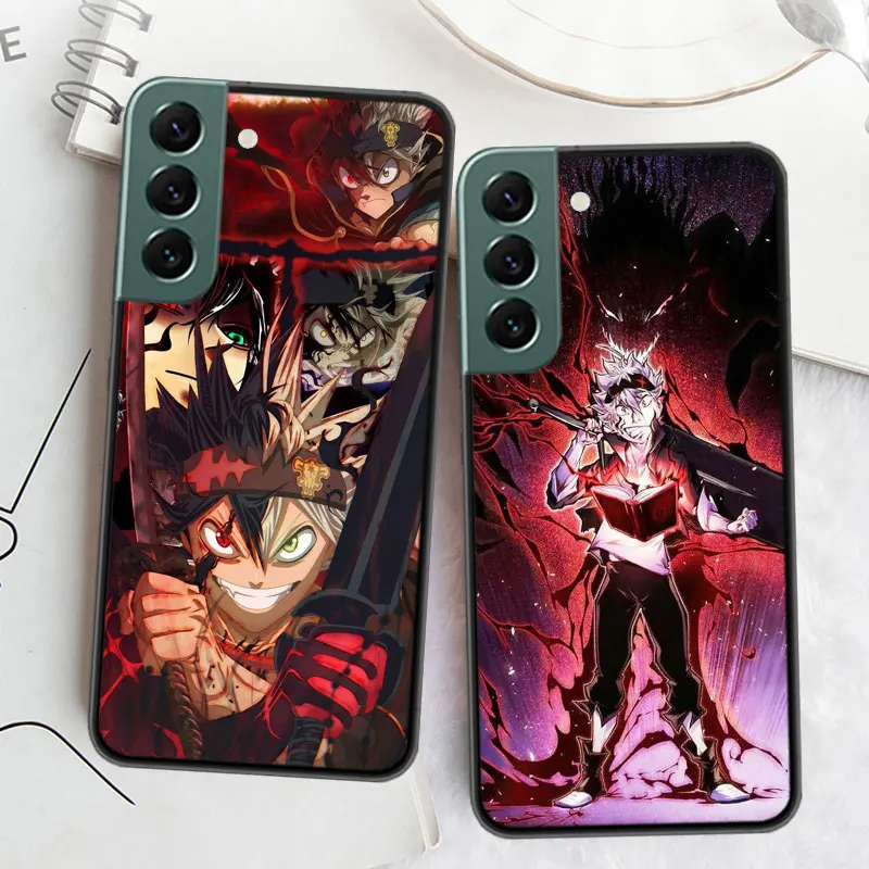 Animation Black Clover ASTA Phone Case For Samsung Galaxy Note 20 Ultra 10 Lite 9 8 M11 M12 M21 M30S M31S M32 M51 M52 J8 J6 J4 P