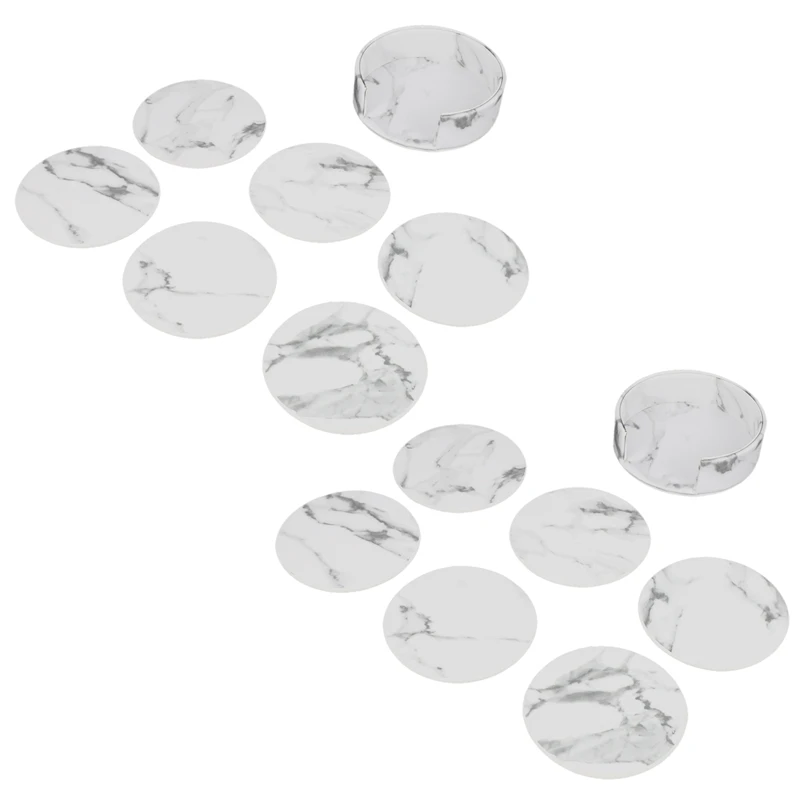 

Подставки под мрамор, круглые настольные подставки с теплоизоляцией, подставки под напитки, коврики для домашнего декора стола, 12 шт.