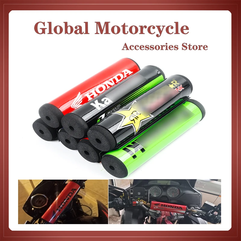 

Round Handlebar Bar Pad 7/8" Bike Motorcycle Cross Chest Protector For Honda CRF CB CR XR CRM CBR 125 250 300 350 400 500 600cc