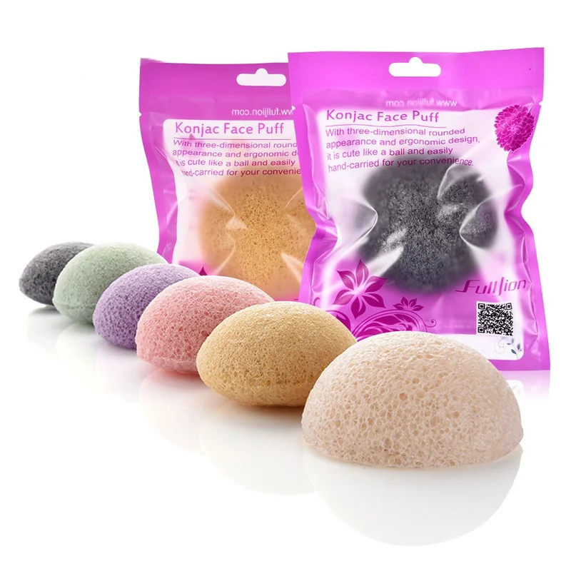 

Sponge Facial Cleansing 1 Per Piece,Multiple Color Options Konjac Sponge Organic Skincare Facia Deep Pore Cleansing