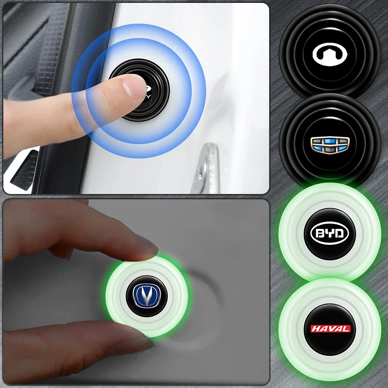 

Силиконовые амортизирующие наклейки на дверь автомобиля, амортизатор бампера, Стайлинг для Nismo R34 Gtr, эмблема часов, Nissans, Tiida, Teana R32, аксессуар...