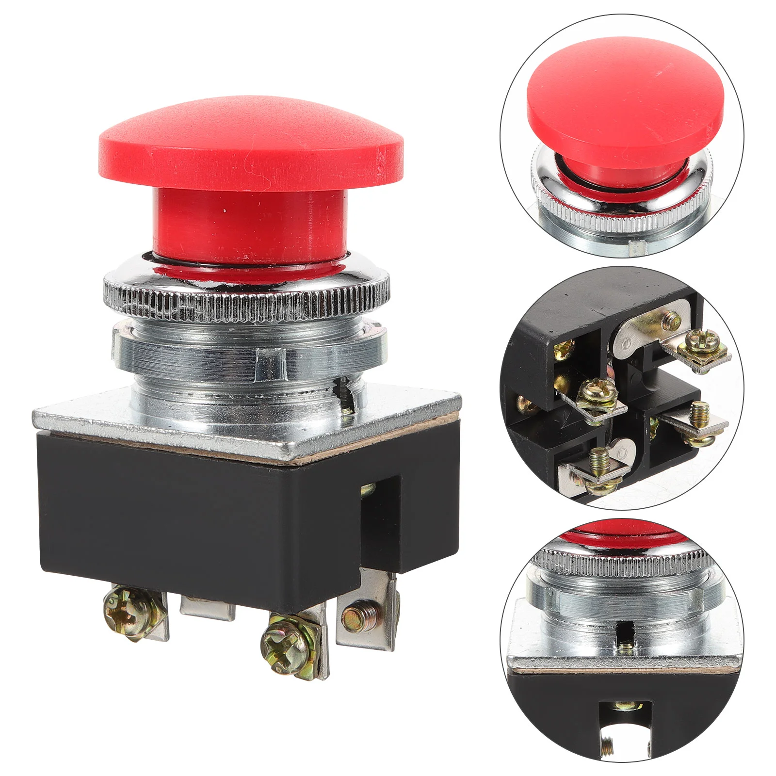 

Push Button Switch 30mm Auto Reset Momentary Push Button Control Button Switch