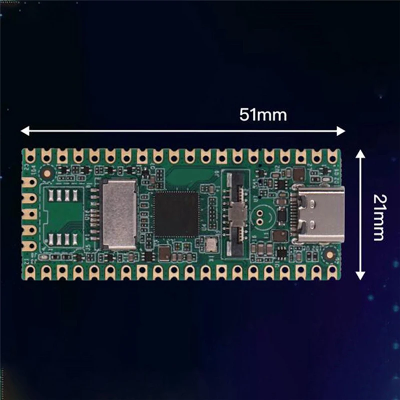 RISC-V молоко-V Duo макетная плата в комплекте + RJ45 двухъядерный CV1800B поддержка Linux для