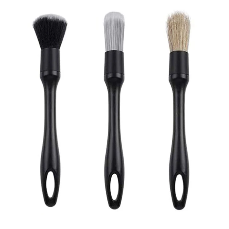

3Pcs Car Car Wash Brush Interior Air Conditioner Air Outlet Cleaning Brush Car Interior Cleaning Detail Brush Gap Cleaning Brush