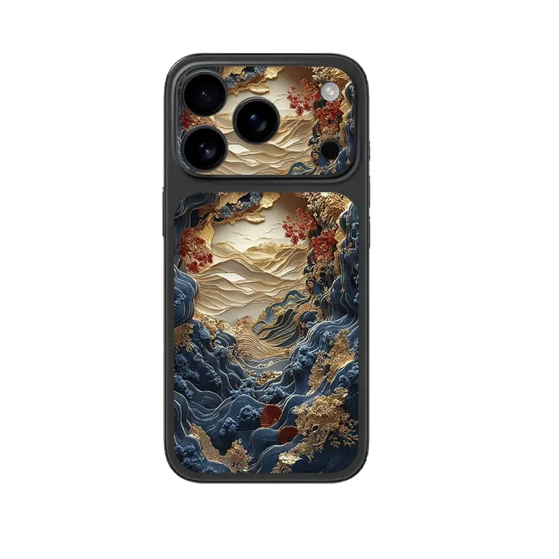 Фото Защитная пленка-наклейка 3D с цветным рисунком для задней панели iPhone 17 Pro Max / 17 Pro / 17 Air с дизайном камеры №1