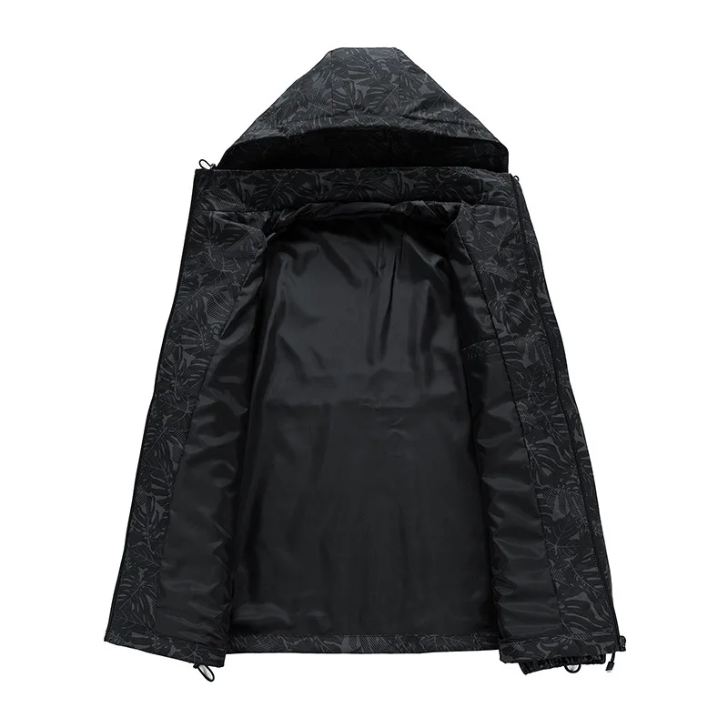 Spring Men's and Women's Same Outdoor Charge Clothes Casual Hooded Jacket Sports Fitness Coat Hiking Breathable Jacket