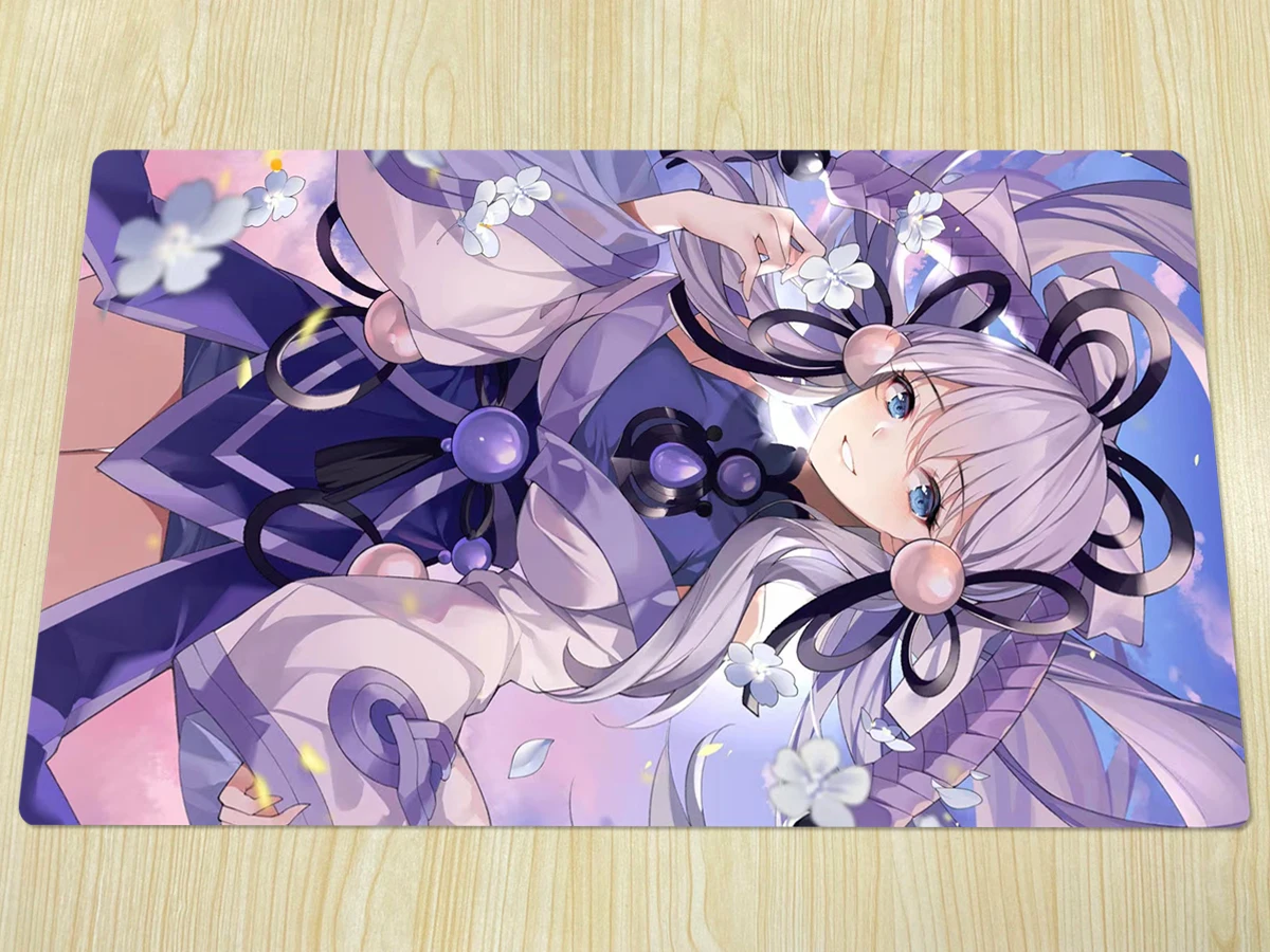 

Игровой коврик YuGiOh Yuki-Onna, коврик Mayakashi в виде сосулек, коврик для настольных игр TCG и игральных карт, резиновый коврик для мыши, зоны бесплатной сумки