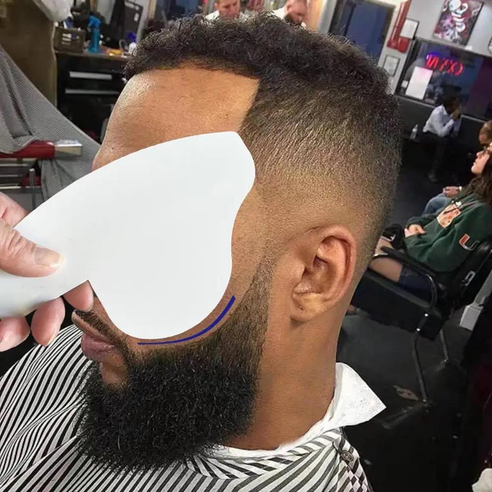 

Hairline Optimizer Hairline Enhancing Card Barber Accessories Beard Design Template Model Hairdressing Hair Styling Tool