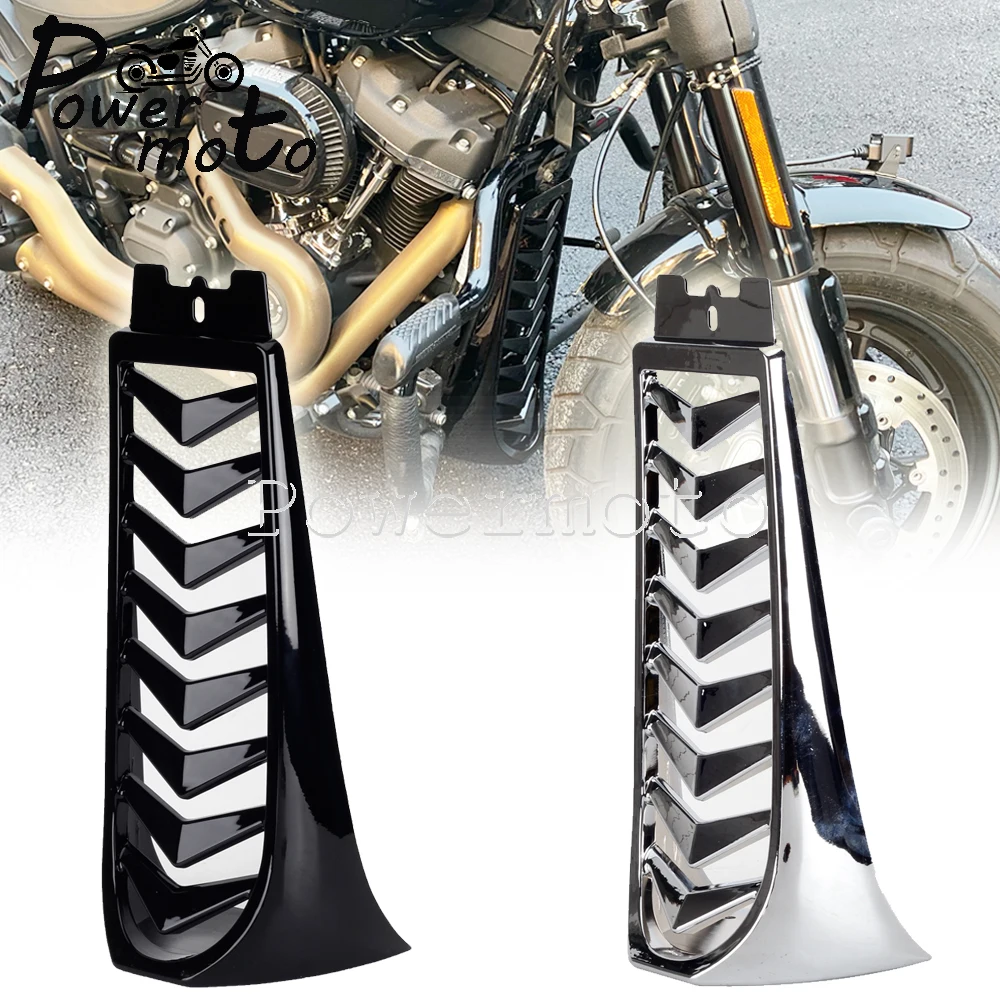 

Передняя Нижняя крышка радиатора для мотоцикла, защитный спойлер для подбородка для Harley Softail Street Bob break Fat Bob FXBR FXBRS 18-20