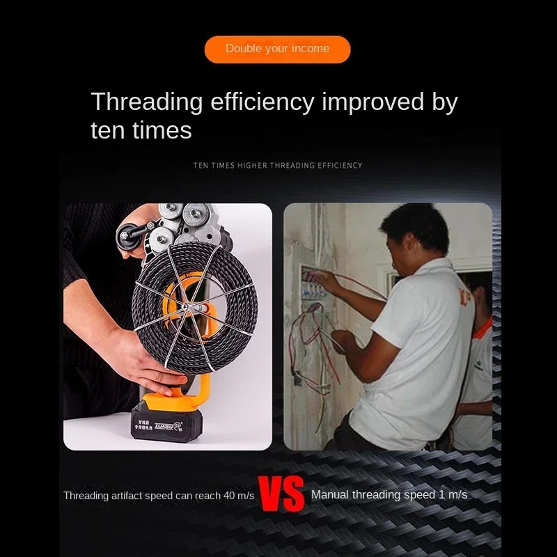 Электрический резьбонарезной станок с литиевым аккумулятором 550 нм