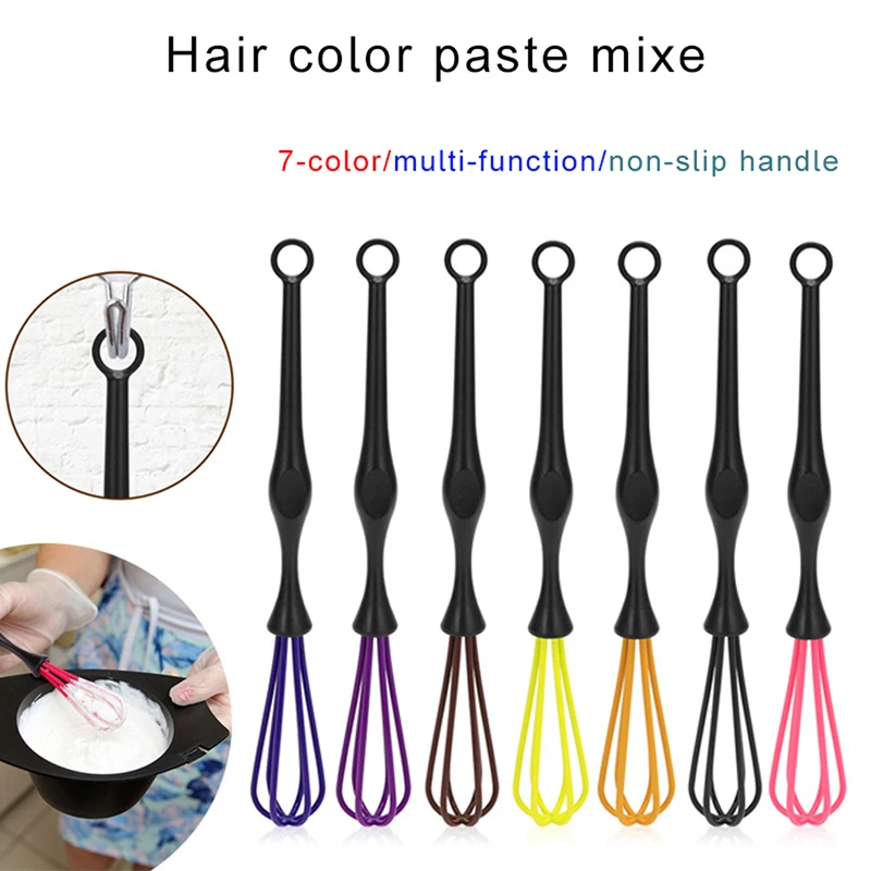 

Professional Plastic Hairdressing Cream Hair Color Mixer Stirrer Hair Dyeing Brush Salon Styling Tools Barber Accessories
