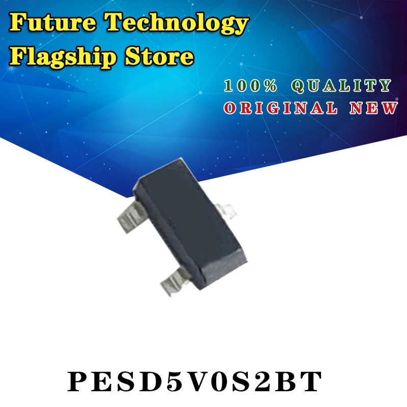 

10pcs new original PESD5V0S2BT ESD protection diode patch SOT23 WG5 TG5