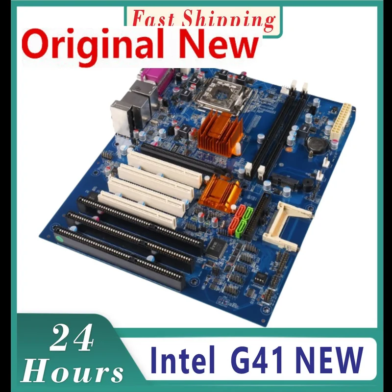 Новая материнская плата IPC G41 DDR3 ISA материнская плата со слотом LGA775 4-PCI VGA LPT 2-LAN 3-ISA 6-COM CF 4-SATA, оригинальная Промышленная материнская плата PLC