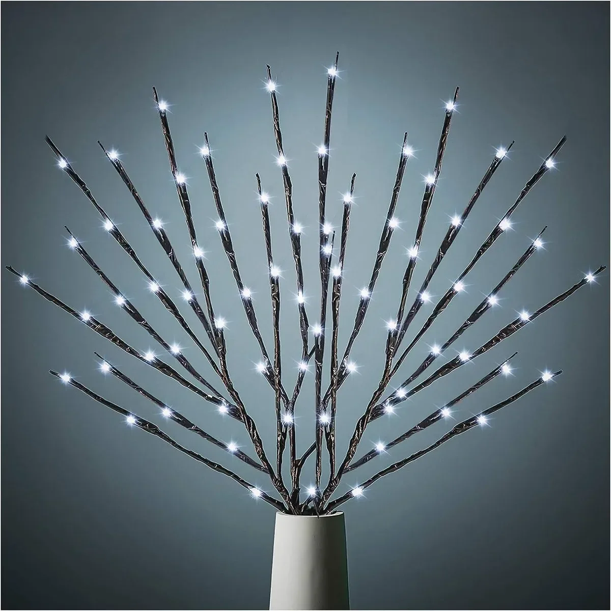 

1Pack Led Branch Light Battery Operated Lighted Branch Vase Filler Willow Tree Light For Home Outdoor Indoor Romantic Decoration