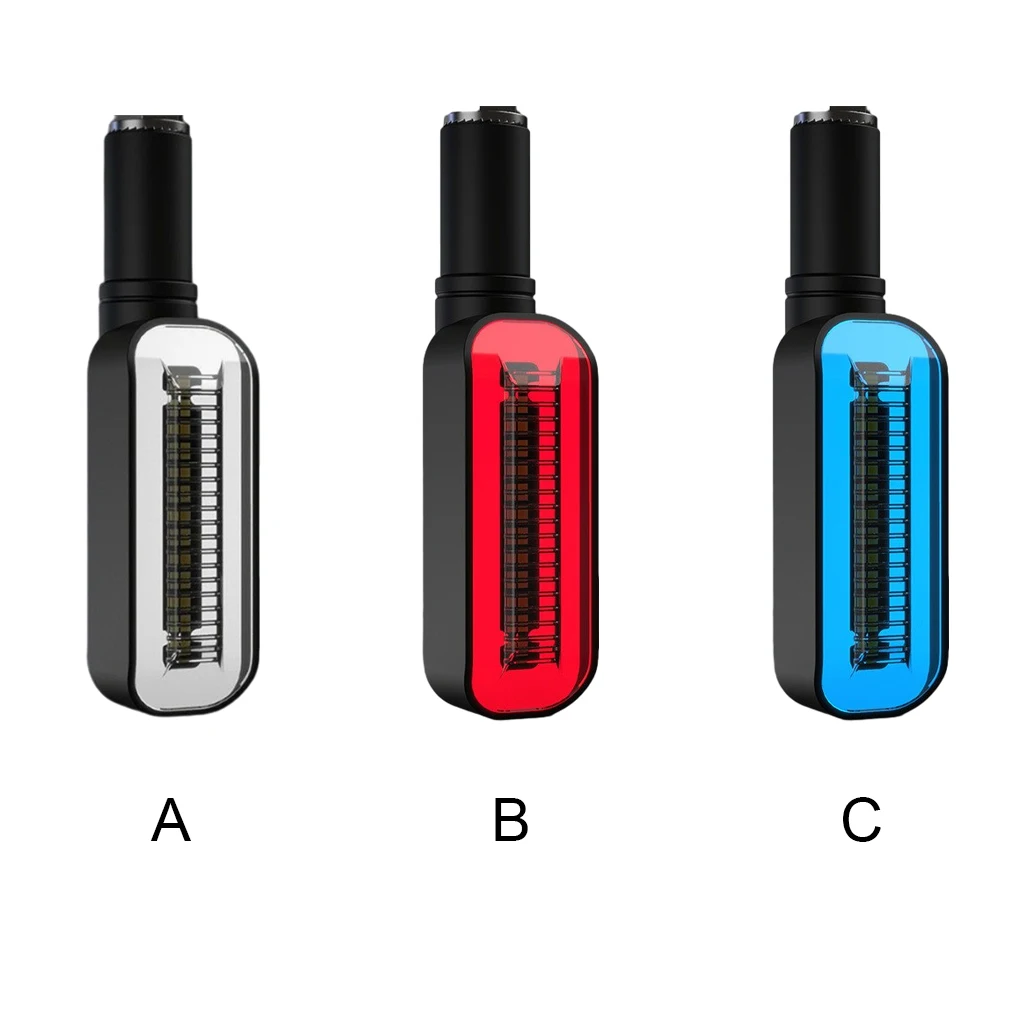 

2X Turn Light LED Signal Lamp Flasher Lantern Multipurpose Long-lasting Universal Blinker Tail Lamps Multicolored White