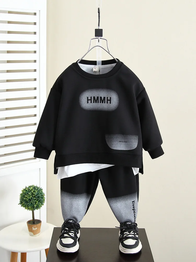 2 шт./комплект спортивный костюм для мальчиков 2-10 лет